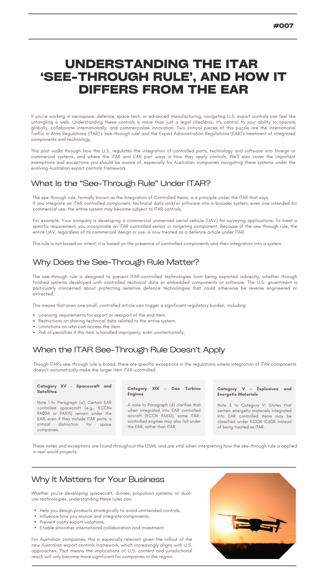 Understanding the ITAR ‘See-Through Rule’, and How It Differs from the ...